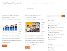Tablet Screenshot of dailyswadsugandh.com